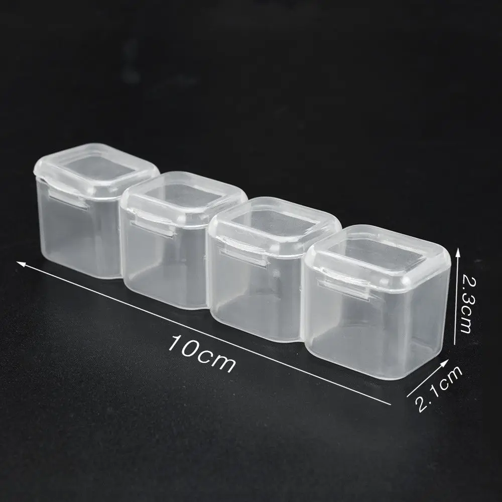 Ящик для хранения с 4 Сетками чехол органайзера алмазной вышивкой инструменты