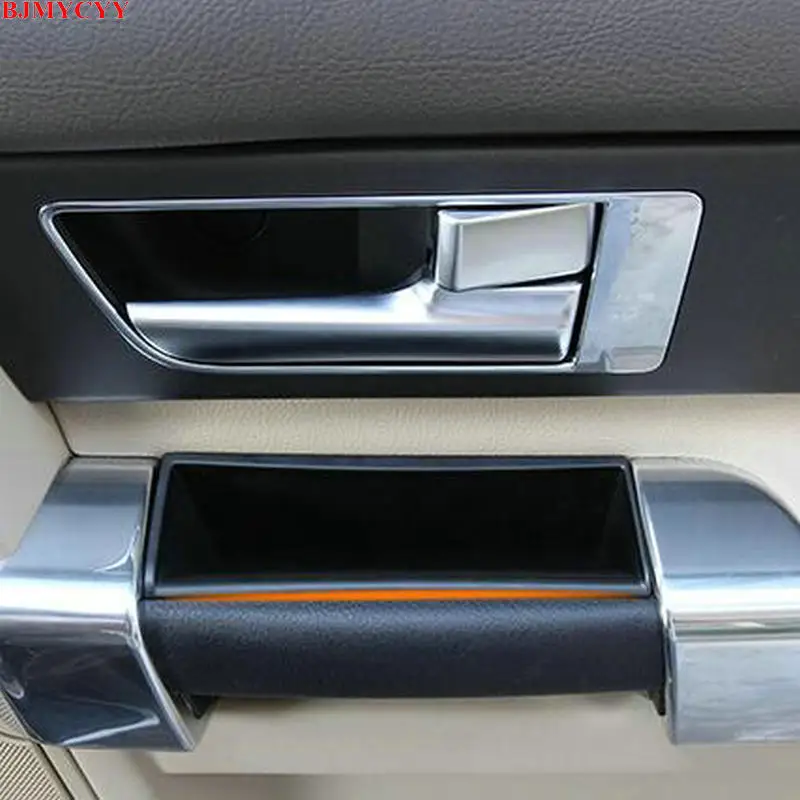 

BJMYCYY Accessories Interior Door Handle Storage Box Glove Armrest Box Tray Organizer For Land Rover Discovery 4 LR4 2010-2016