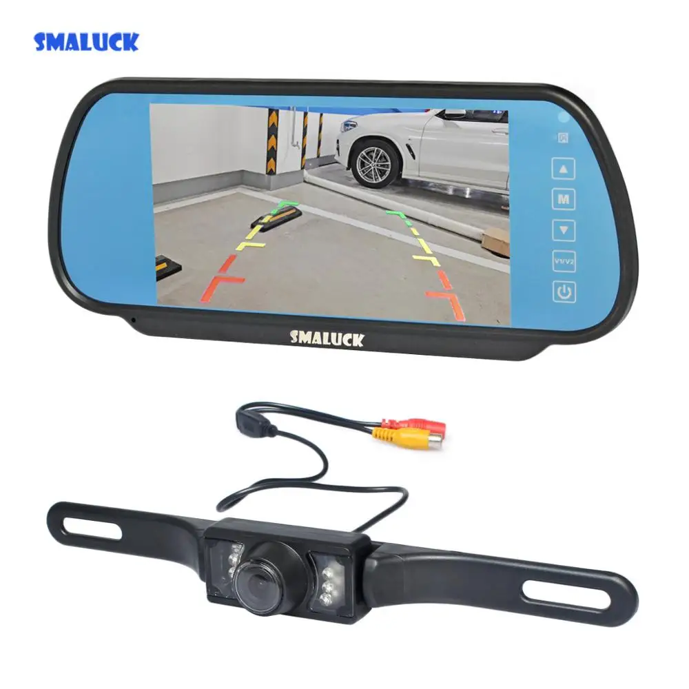 Автомобильная HD парковочная система SMALUCK ИК камера ночного видения заднего вида