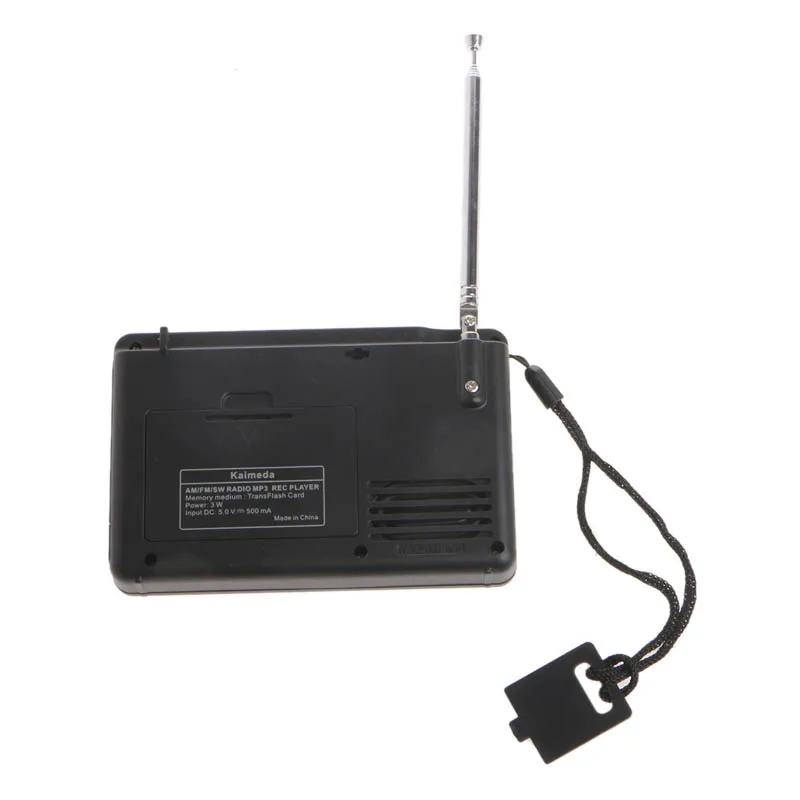 

Portable Digital Tuning LCD Receiver TF MP3 REC Player AM FM SW Full Band Radio