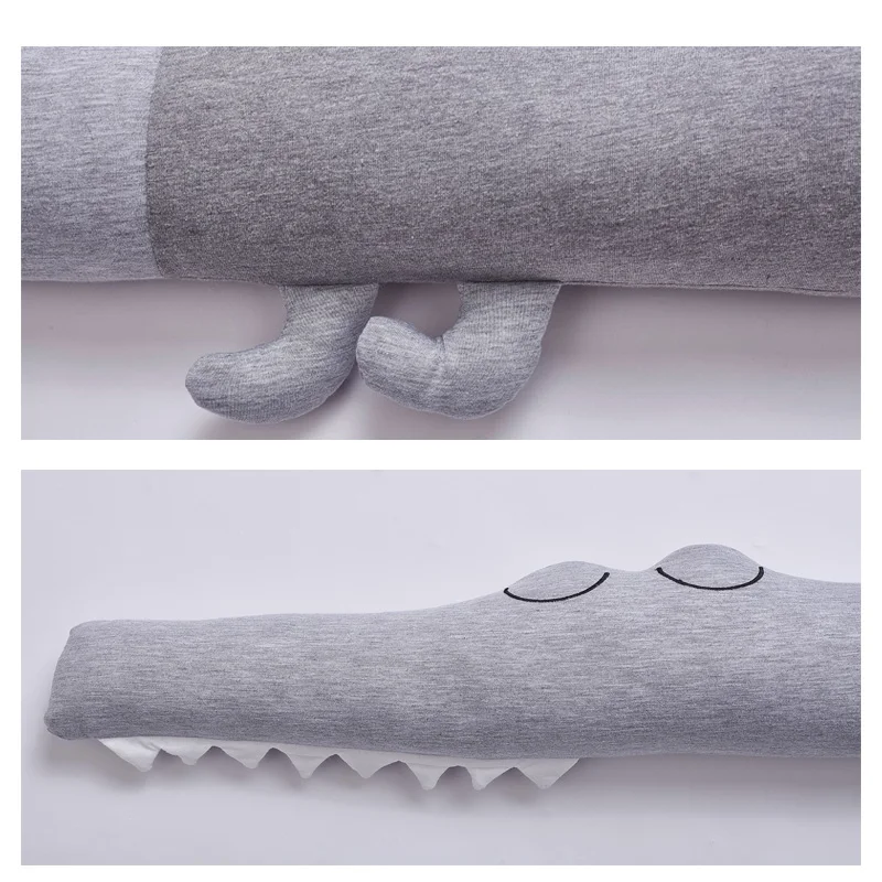 Детская плюшевая подушка с крокодиловым наполнителем детский манеж