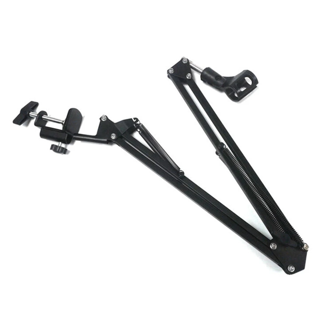 

NB-37 Black Microphone Boom Scissor Arm Stand with Mic Clip