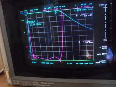 BPF 3.5 30 3 5 МГц полосовой фильтр LC коротковолновой связи подавления средней длины