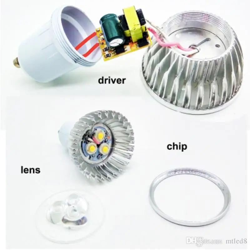 

1- 10X 12W LED Bulb LED GU10 85-265V COB MR16 Dimmable 2700K 3000K Warm White 9W 12W 15W Replace Halogen Lamp Energy Saving Lamp