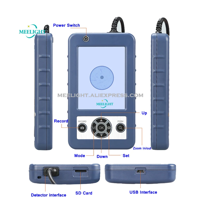 Оптический волоконный микроскоп с ЖК-экраном концом 400x способный включать