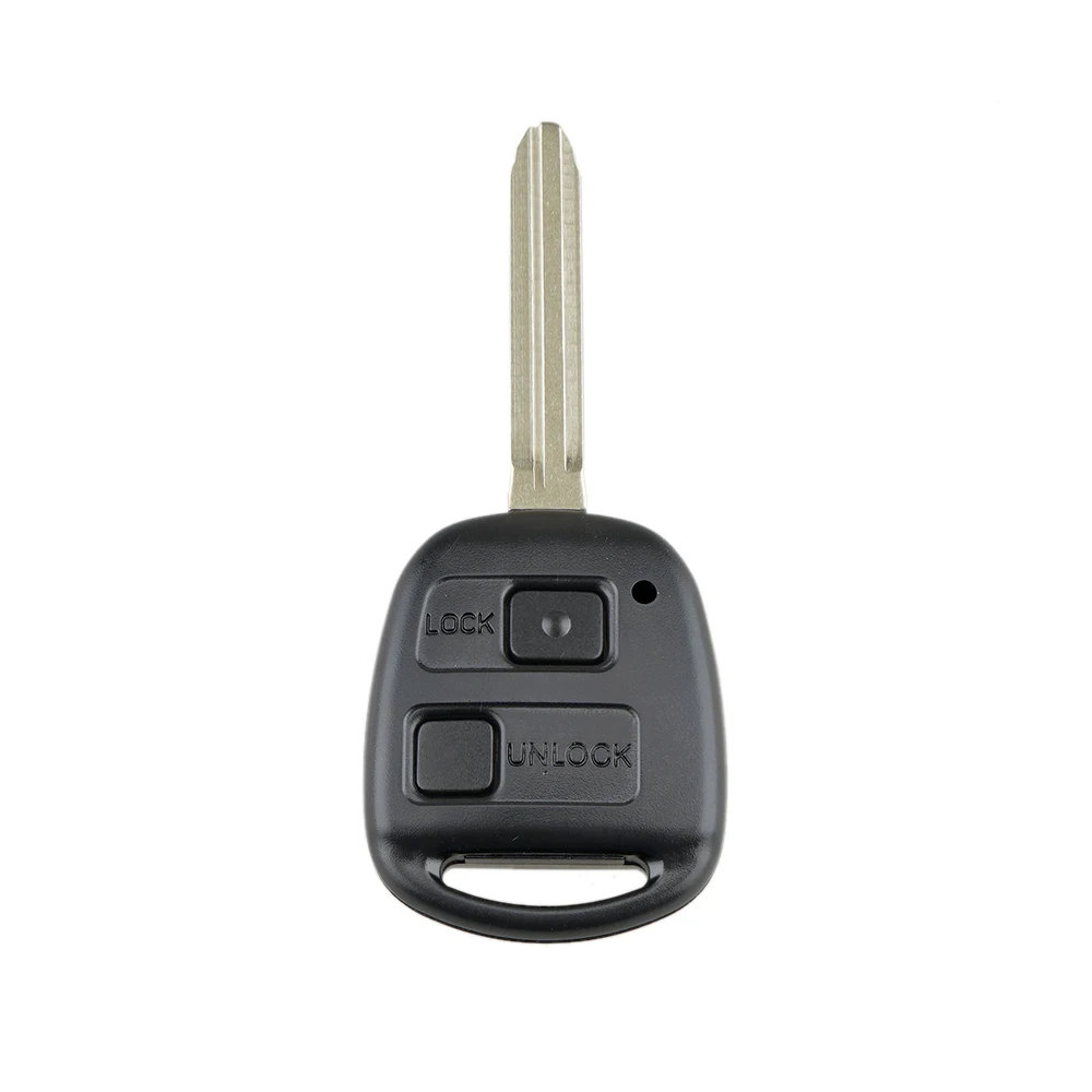 

433Mhz 2 Buttons Universal Car Remote key with TOY43 Blade Fit for Toyota RAV4 Prado Tarago Kluger Avensis 2003-2010