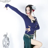 belly dance top modal wrap yoga wear tribal fusion bkk106 107