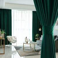 european dutch velvet curtains for bedroom window curtain light luxury curtains for living room curtains supple shading curtain