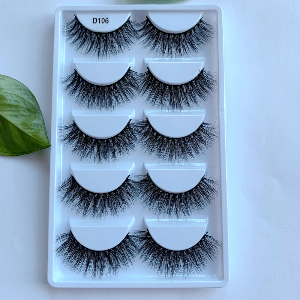 

Wholesale Lash Extension Supplies Natural 3D Mink Lashes Handmade False Lashes for Lady