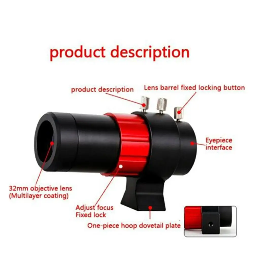 

DX-30F4 Guide Mirror Assisted Star Searching Astronomical Telescope Power Stargazing Accessories Professional High V3A9