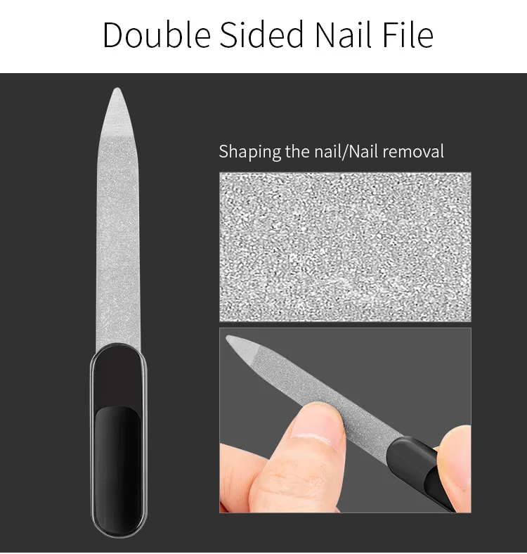 Nail Art Files Dead Skin Fork Remover Cuticle Spoon Cutter Pusher Nipper Clipper Trimmer Scissors Manicure Care Tool 4Pcs/set