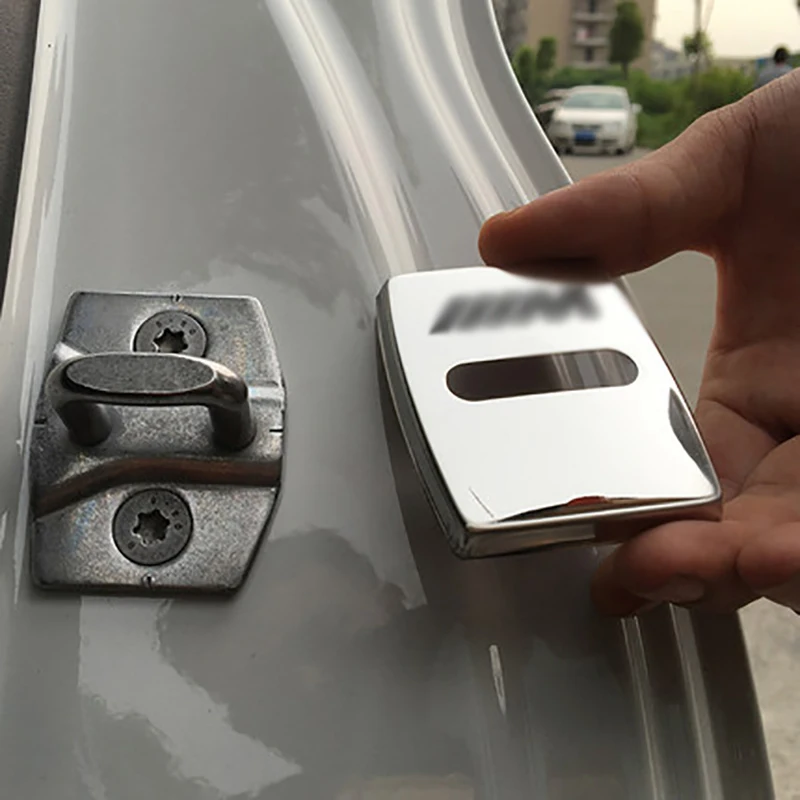 

4pcs CarStyling Door Lock Cover Cap Protective For BMW 1 2 3 4 5 7 X1 X2 X3 X4 X5 X6 F30 F10 F15 F16 F34 F07 Accessories