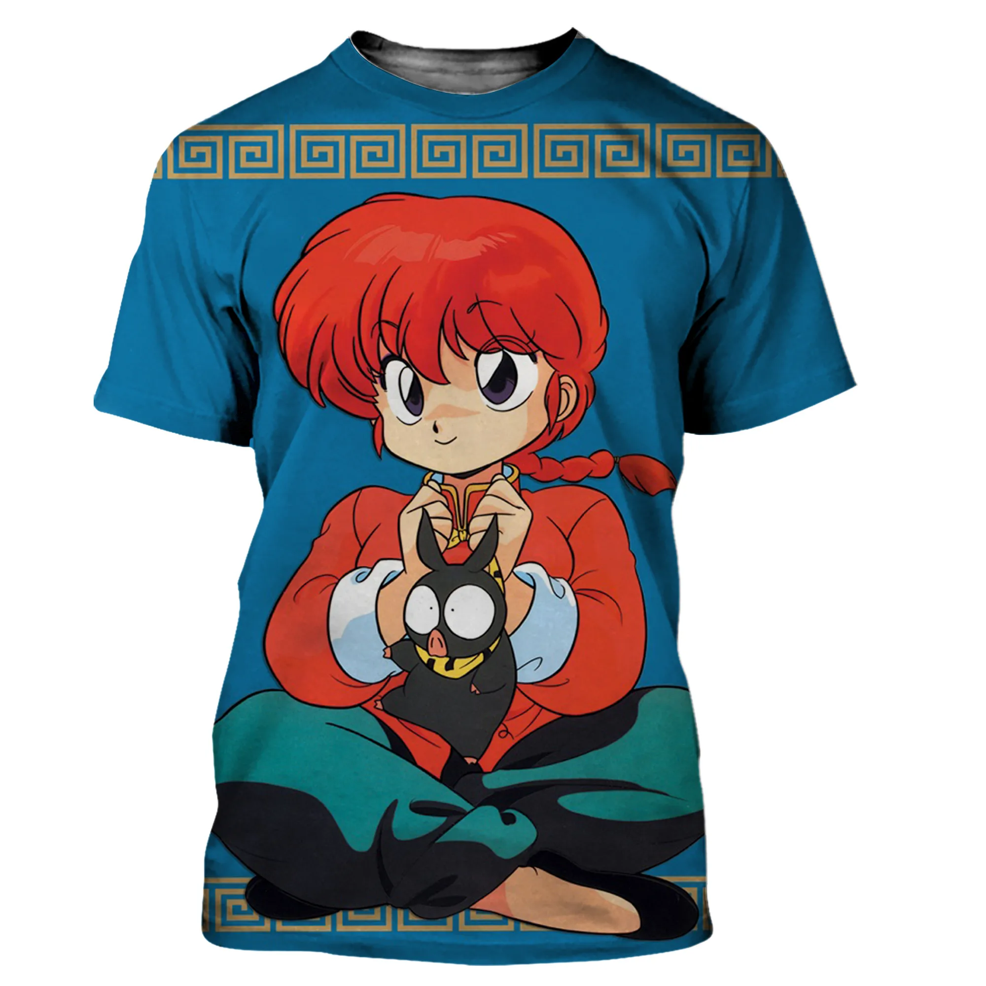 

Japan Anime Ranma 12 Te men/women New fashion cool 3D printed t-shirts casual Harajuku style tshirt streetwear tops dropshipping