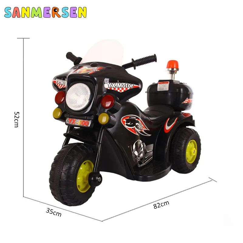 

New Fashion Children's Electric Tricycle Motorcycle Off-road Moto Charging Pedal Motorcar Three Wheels Bike Ride On Car For Kids