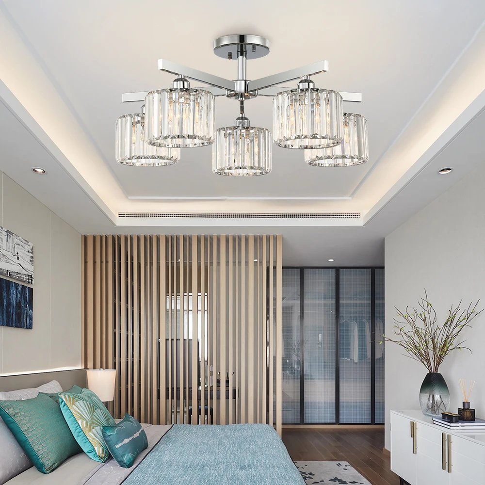 Топ Роскошная Современная Потолочная люстра светильник ing для гостиной