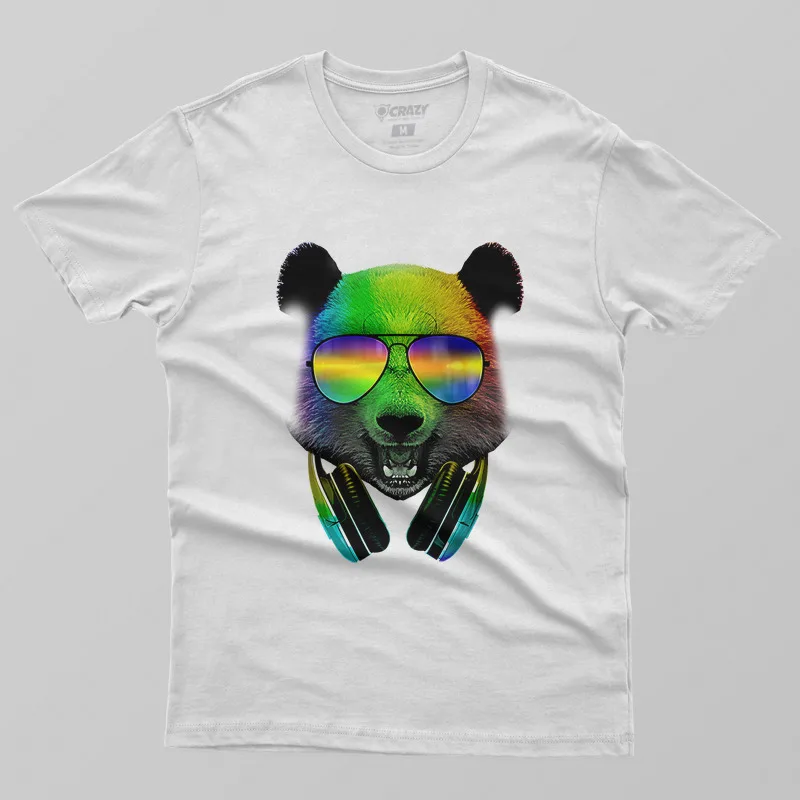 Мужская футболка Panda Dj|Мужские футболки| |