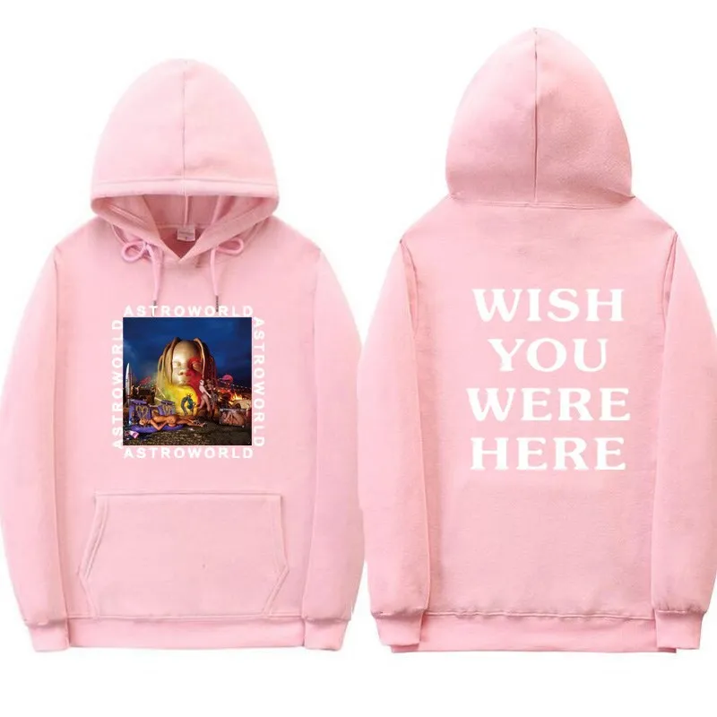 ASTROWORLD толстовки толстовка Трэвиса Скотта хип-хоп с буквенным принтом для