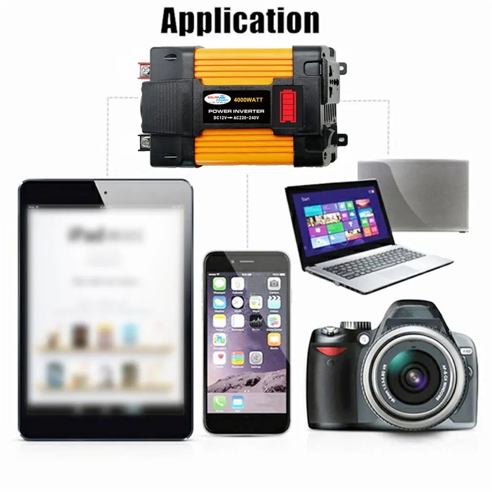 Преобразователь напряжения автомобиля на солнечной батарее 4000/6000 Вт постоянный