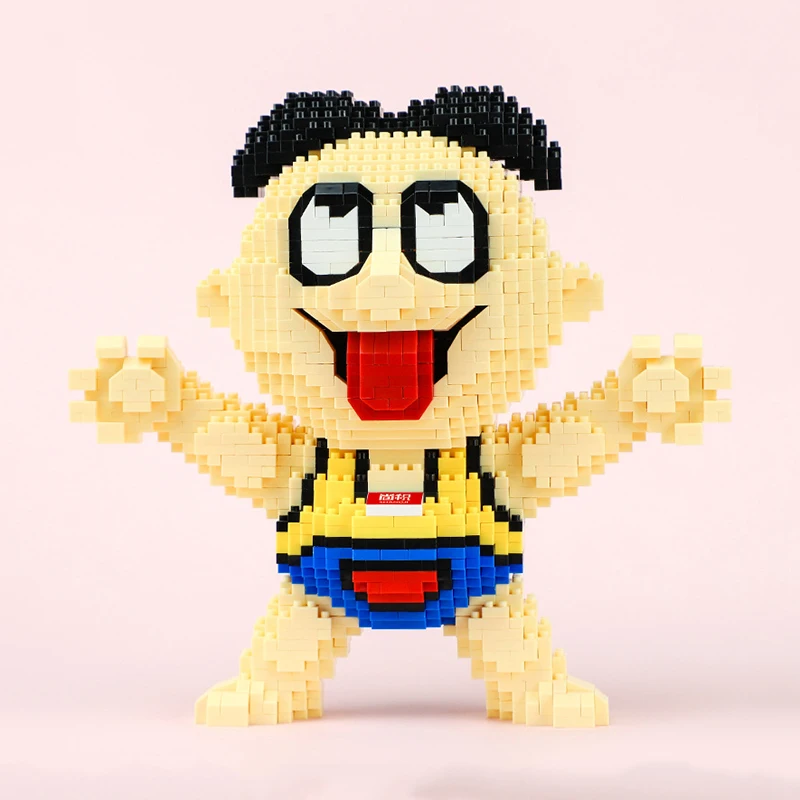 

1686pcs Cartoon Doll Miniature Small Particle Building Block Toy DIY Mini Assembly Diamond Brick Training Hands-on Ability Toy