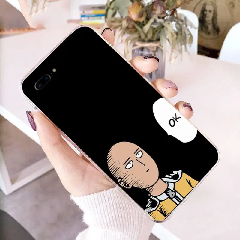

One Punch Man Phone Case For iphone 6 6s plus 7 8 plus X XS XR XS MAX 11 11 pro 11 Pro Max Cover
