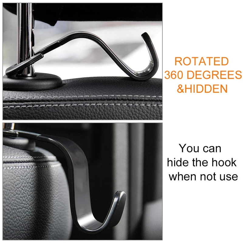 

1 Pc Universal Car Seat Back Hook Headrest Storage Mounting Hook Bag Hanger Auto Interior Organizer Accessories