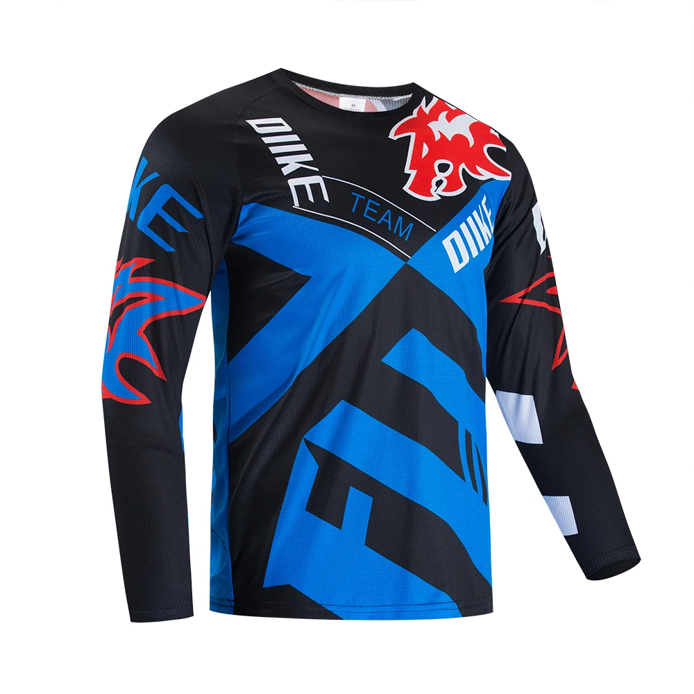 Спортивная одежда для горного велосипеда DIIKE черная длинная футболка мотокросса