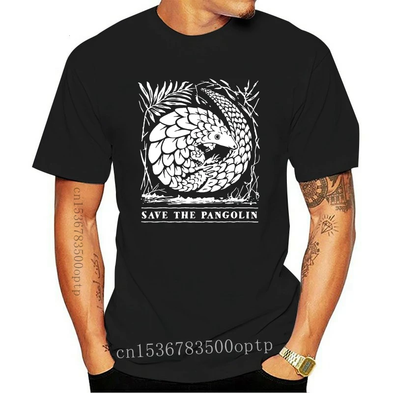 

Men t-shirt Endangered Species Save The Pangolin tshirt Women t shirt