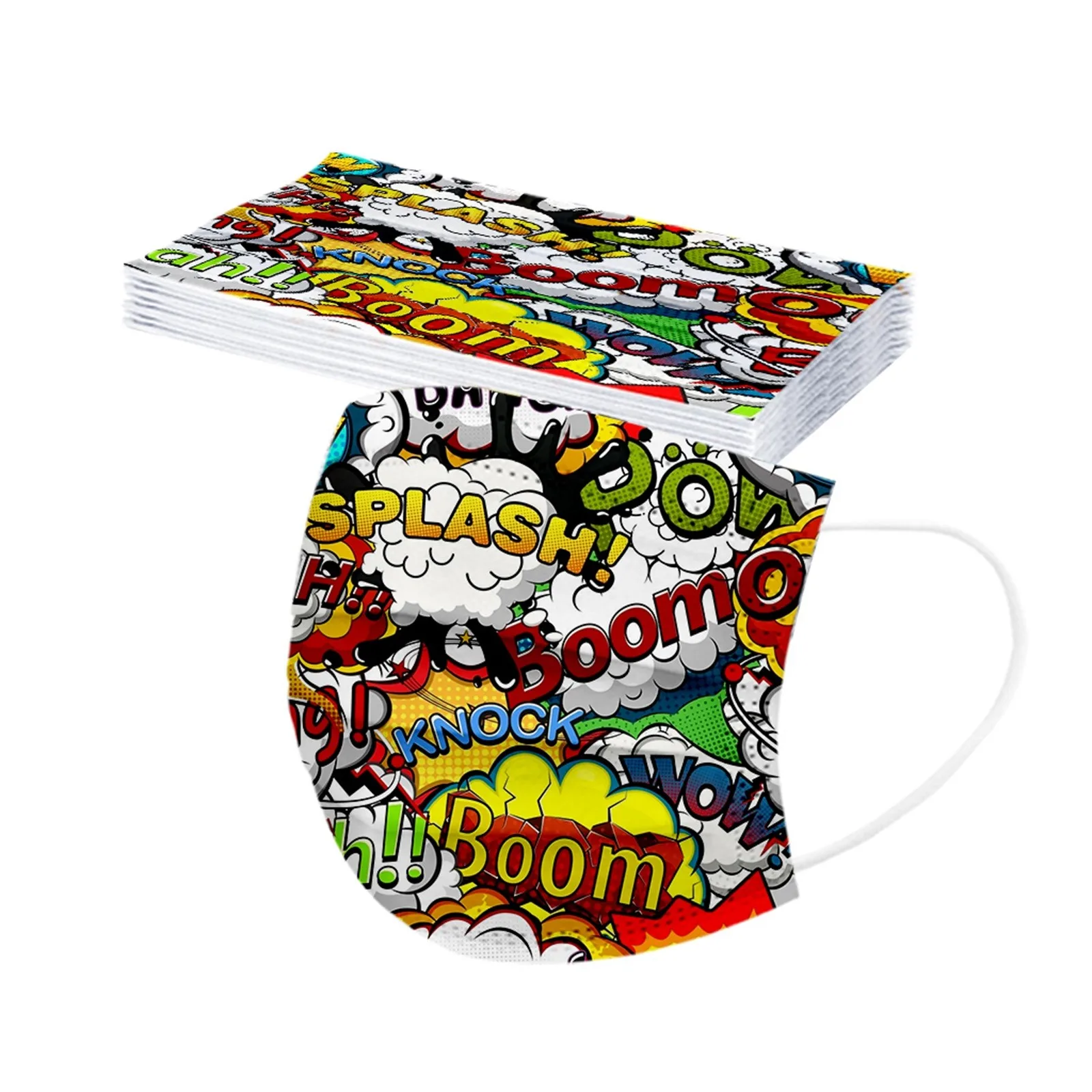 50 шт. Детские маски из нетканого материала 3 слоя | Тематическая одежда и униформа