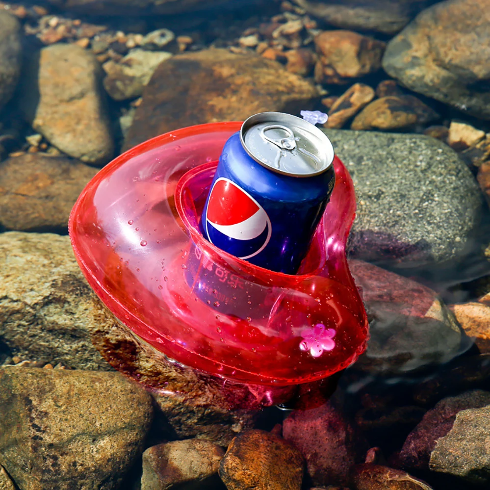 

Mini Floating Cup Inflatable Pool Toy Cup Holder Drink Holde Unicorn Flamingo Float Bathing Decoration Swimming Pool Bar Coaster