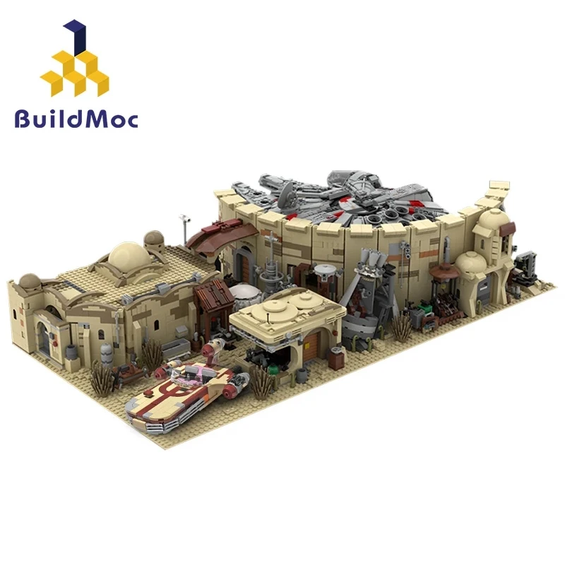 Звездное кино Buildmoc новая надежда МОС эйсли Космический порт MOC 41406 татуировка