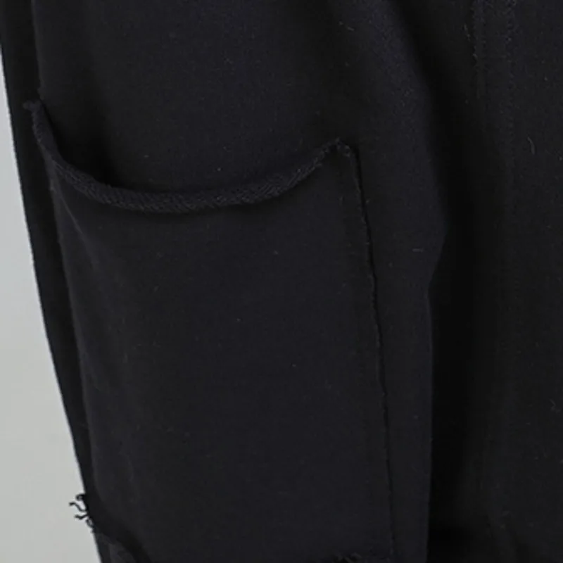 Elastic Waist Black Gothic Baggy Fashion Hip Hop Solid Joggers Women Pants Harem Punk Rock Loose Trouser Ladies Sweatpants | Женская