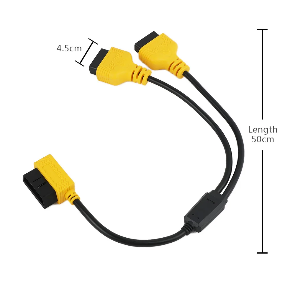 Кабель-удлинитель AUTOOL OBD2 1-2 шт. 50 см |