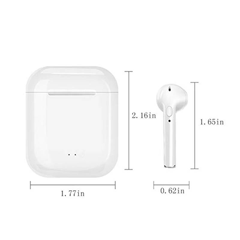 Amkle i7s TWS Mini Bluetooth BT 5 0 наушники беспроводные в ухо спортивные бас с микрофоном для