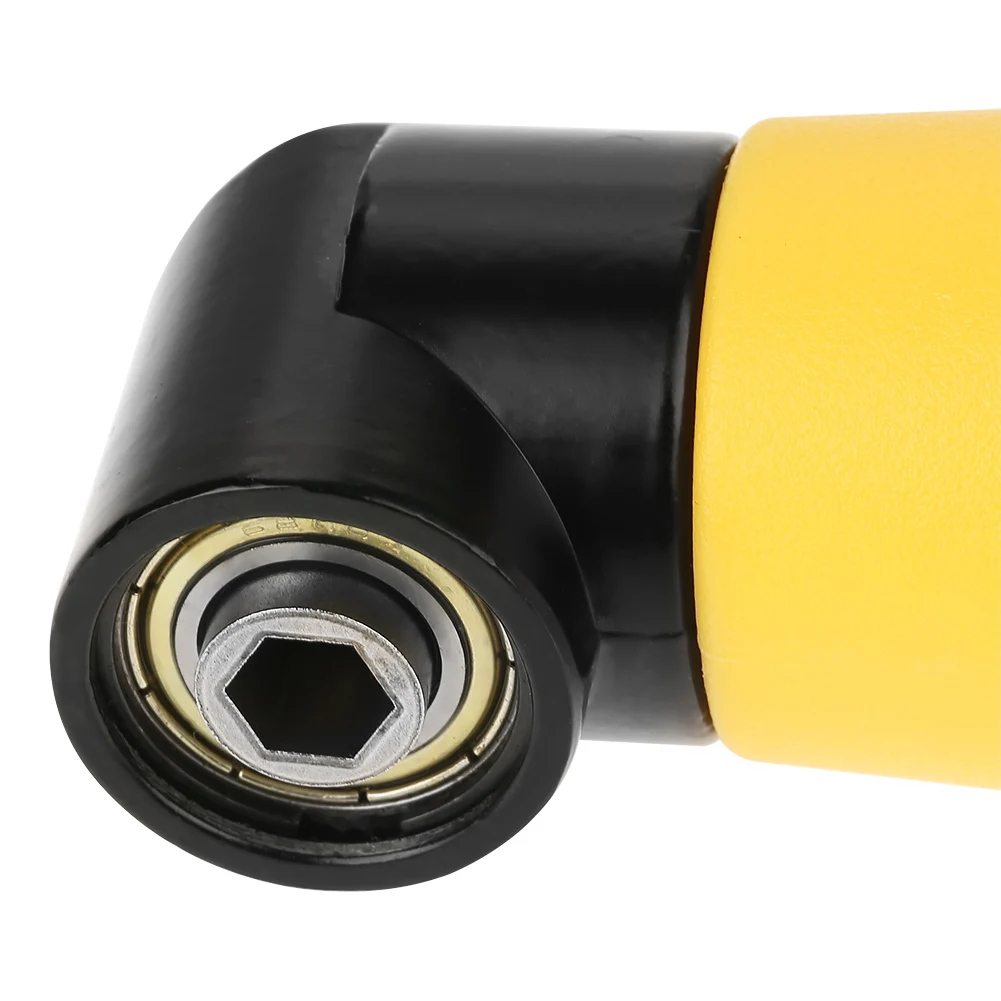 Патрон адаптер для дрели удлинитель с шестигранным хвостовиком угловой 90