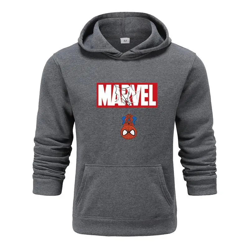 2020 осень зима кофты с капюшоном &quotMarvel&quot Человек паук мужские толстовки топы