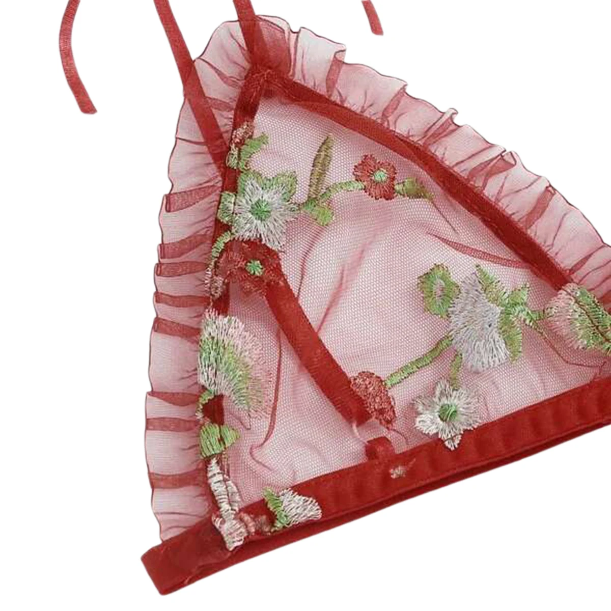 Two Pieces Sets Sexy Lingerie Set Women’ s Flower Embroidery Sleepwear Underpants Nightwear Erotic Sex | Тематическая одежда и