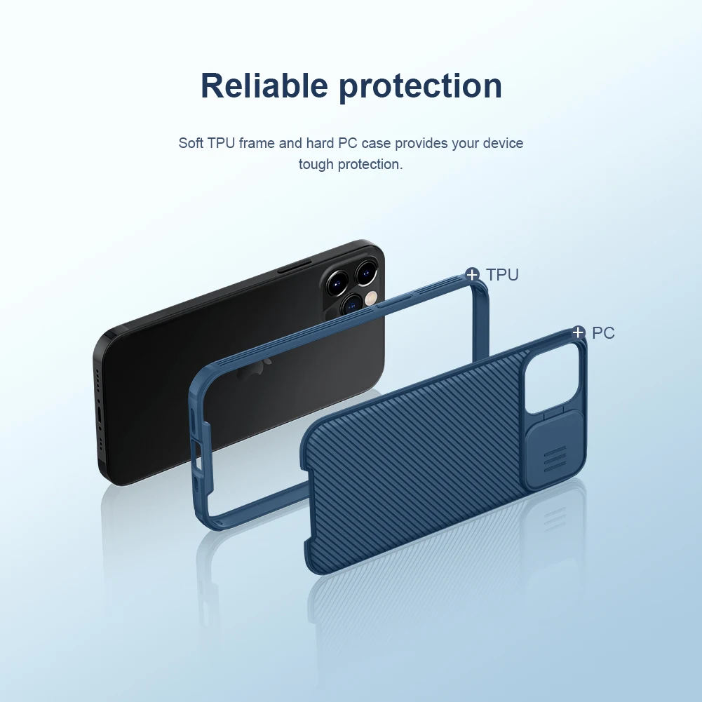 Магнитный чехол NILLKIN Camshield для iphone 13 Pro Max защита камеры 13Pro/ Mini совместим с
