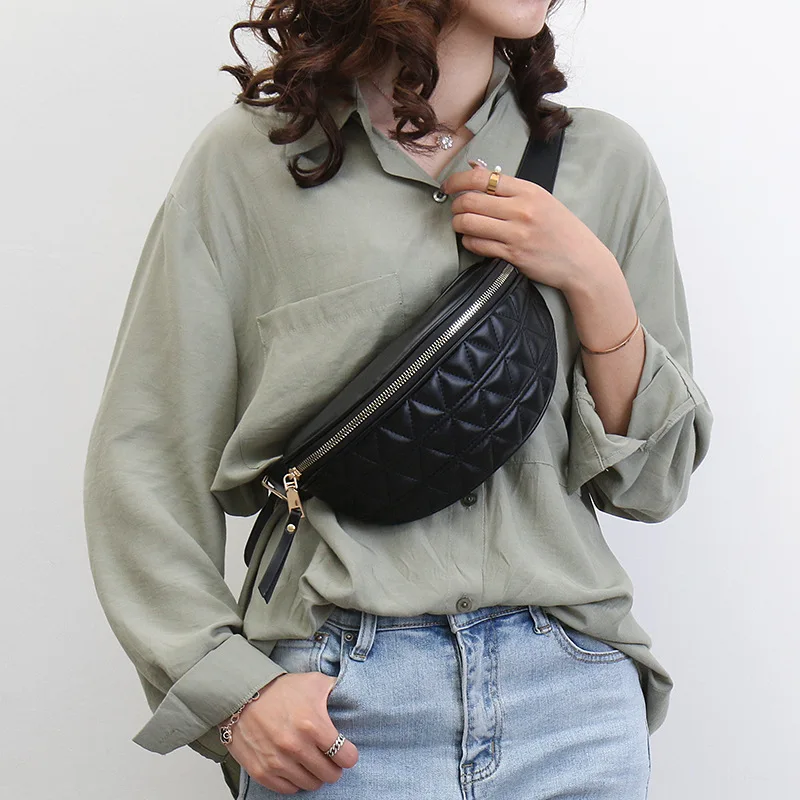 

New Women's Belt Wallet Fashion Breast Bag Multi-purpose Cross Bag Belt Wallet