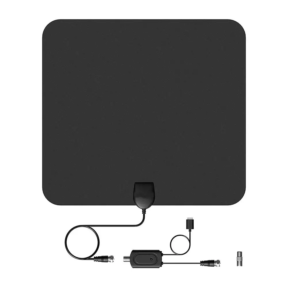 Цифровая ТВ антенна 450 миль с усилителем сигнала 4K 1080p для помещений HD телевизора