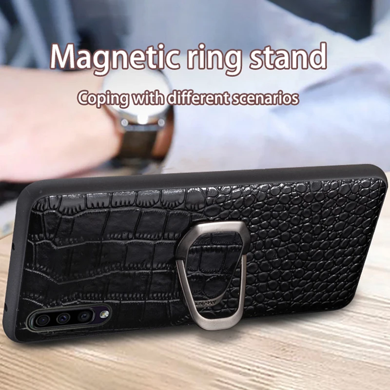Для Samsung Galaxy S20 S21 plus Ultra S10 S10e S8 S9 S7 edge кожаный чехол подставка с крокодиловым узором