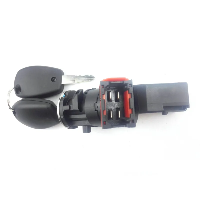 Ствол зажигания переключатель с ключом для Renault Clio Dacia Logan Sandero 806016505R