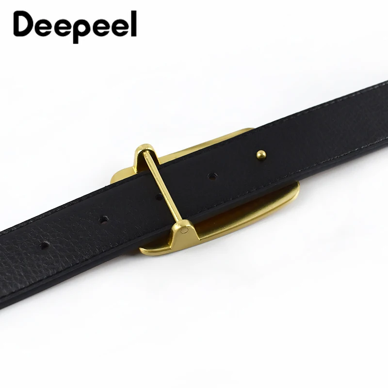 Deepeel шириной 40 мм латунные пряжки ремня для мужчин пояс головы с пряжкой в