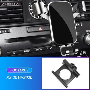 car mobile phone holder mounts stand gps gravity navigation bracket for lexus rx300 rx350 rx450h 2016 2020 car accessories free global shipping