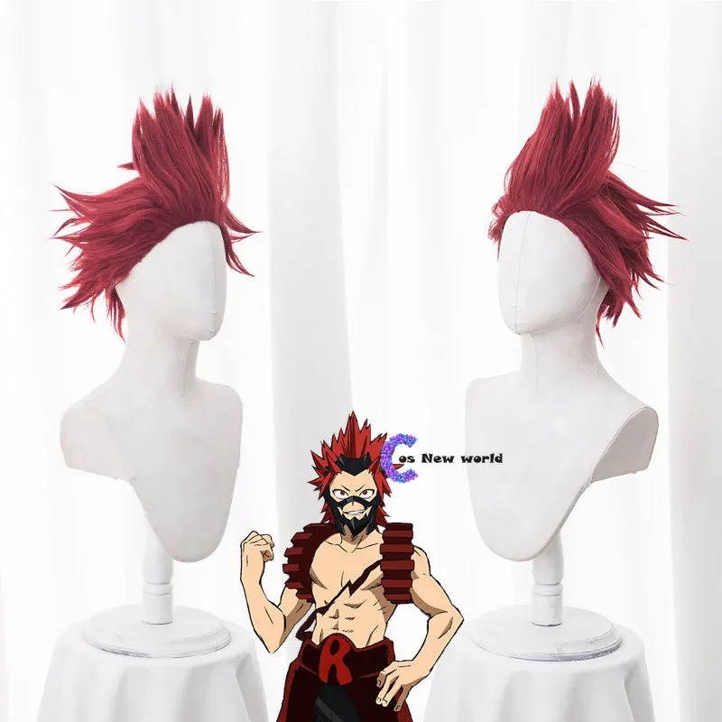 2020 Eijirou Kirishima Wig Boku No Hero Academia Anime Cosplay Synthetic My Academia/Academy Hair Wigs | Тематическая одежда и