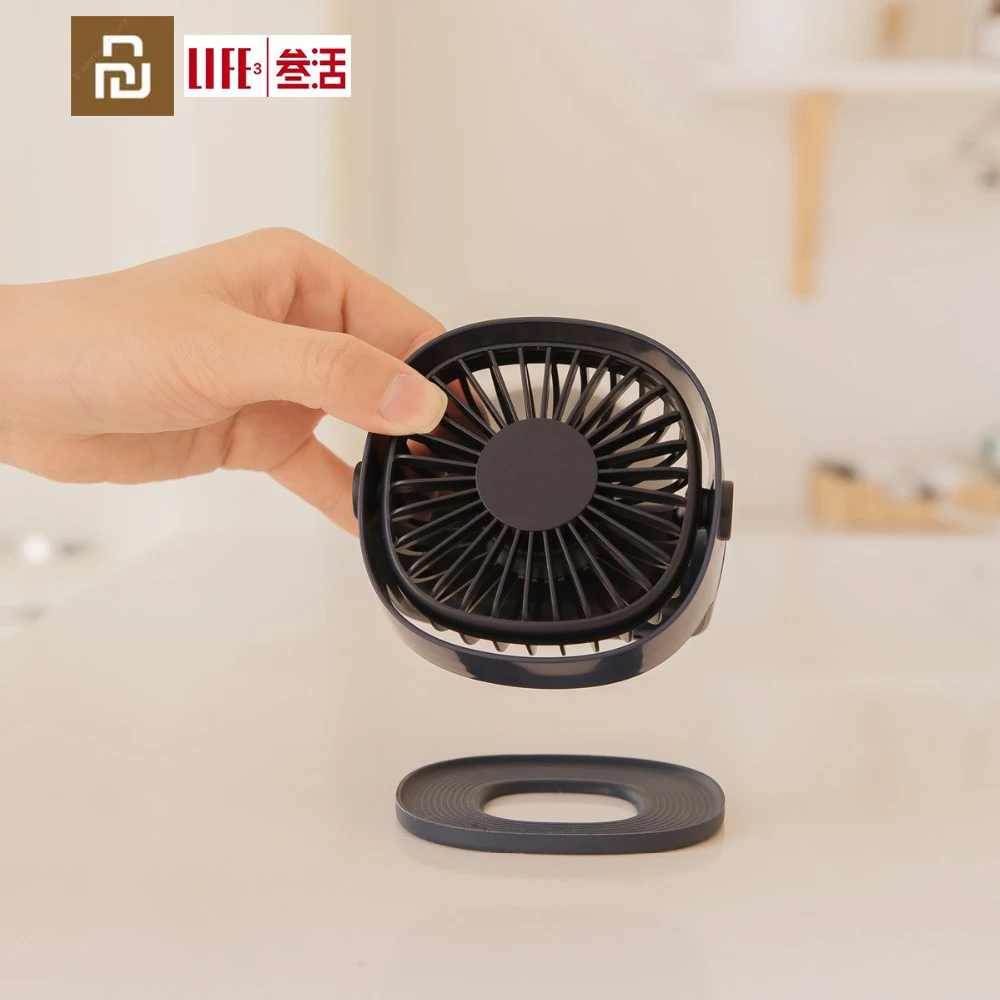 Портативный USB вентилятор Youpin 3Life Cafele настольный мини с зажимом бесшумный 3