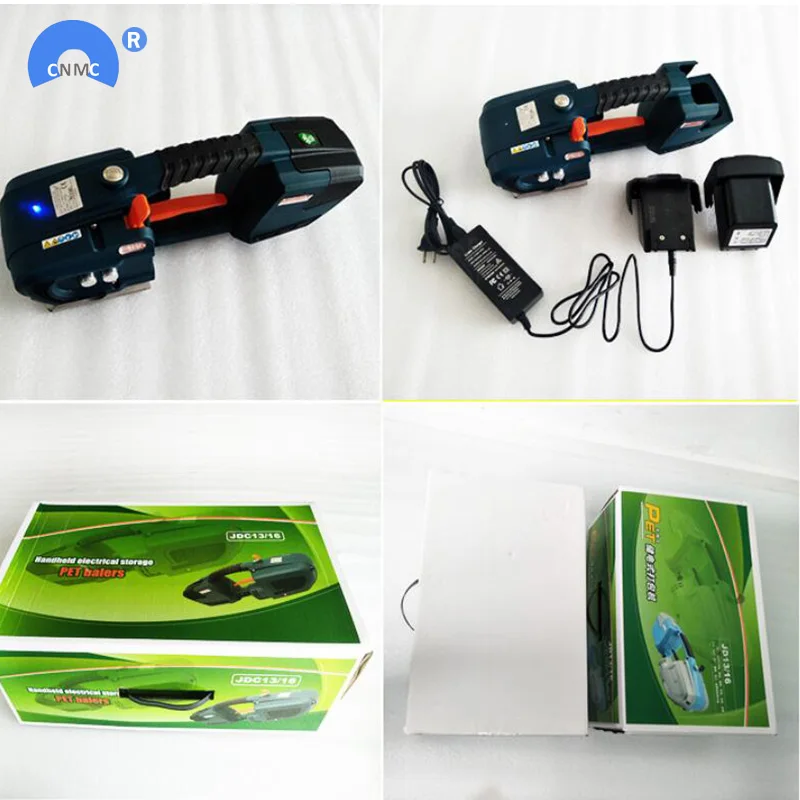 

2019 Fully Automatic Strapping Machines/Battery Powered Plastic Strapping Tool with touch screen two battery