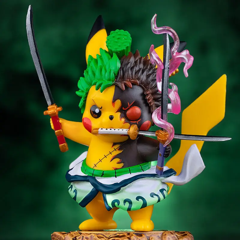 

Pokémon Toy Pikachu Figure Hand To Do Cosplay One Piece Pie P Anime Character Kawaii Decorations Collection Children Doll Gift