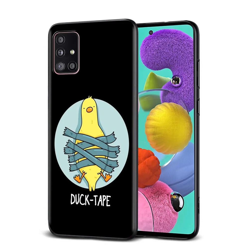 

Case For Samsung A71 A52 A51 A21s A21 Cover for Galaxy A12 A91 A72 A42 A41 A32 A31 Fundas Turtle Duck Swimming TPU Coque