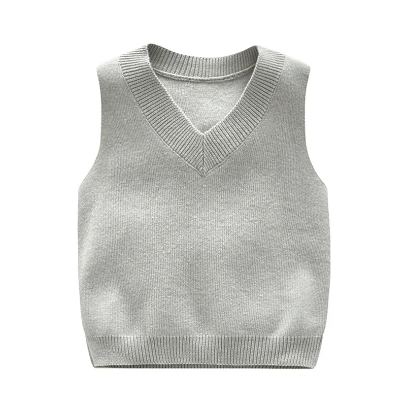 Новинка Детский свитер жилет детские вязаные жилеты хлопковые для маленьких