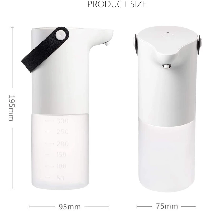 

Automatic Soap Dispenser,Touchless,Desktop Wall Hanging,IPX4 Waterproof, Battery Operated Electric Soap Dispenser